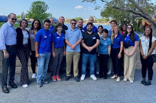 Students from Embry-Riddle University tour Walt Disney Resort in central Florida